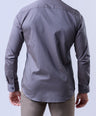 CROCODILE MEN SEMI CASUAL SHIRTS SLIM FIT FS-Charcoal