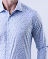 CROCODILE MEN SEMI CASUAL SHIRTS SLIM FIT FS-Baby Blue