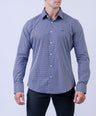 CROCODILE MEN FORMAL SEASONAL SHIRT SLIM FIT FS-Estate Blue