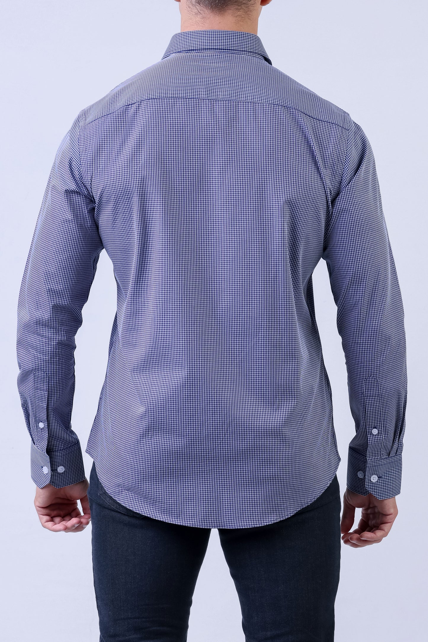 CROCODILE MEN FORMAL SEASONAL SHIRT SLIM FIT FS-Estate Blue