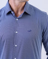 CROCODILE MEN FORMAL SEASONAL SHIRT SLIM FIT FS-Estate Blue
