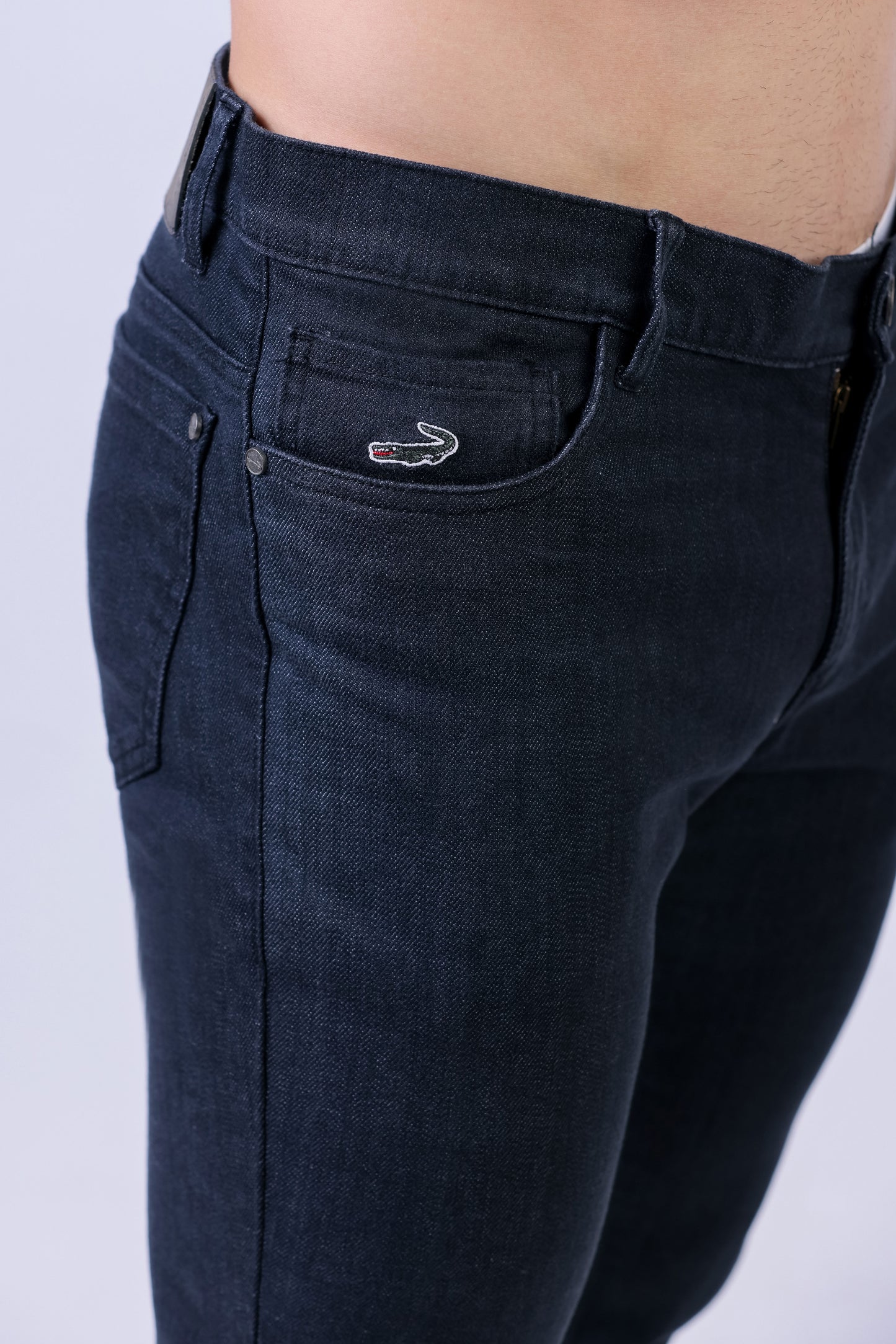 CROCODILE MEN SLIM FIT ENTRY DENIM-Blue Depths