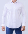 CROCODILE MEN SEMI CASUAL SHIRTS SLIM FIT FS-Snow White