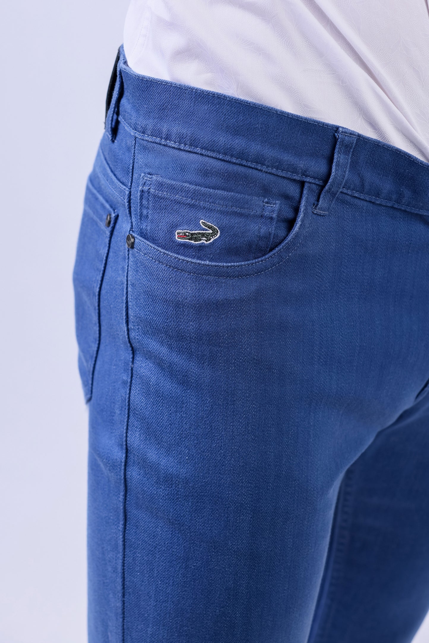 CROCODILE MEN SLIM FIT ENTRY DENIM-Princess Blue