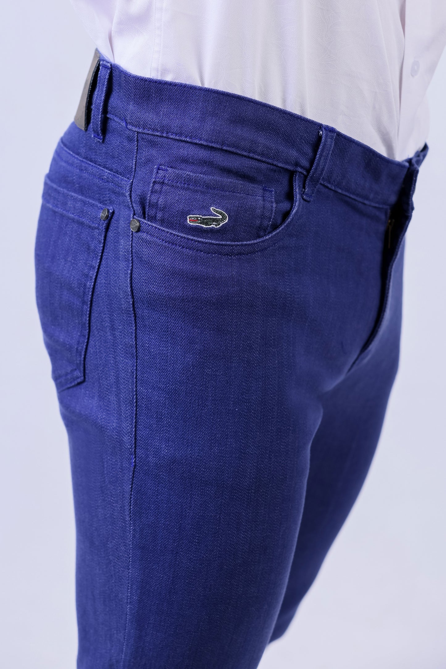 CROCODILE MEN SLIM FIT ENTRY DENIM-Royal Blue