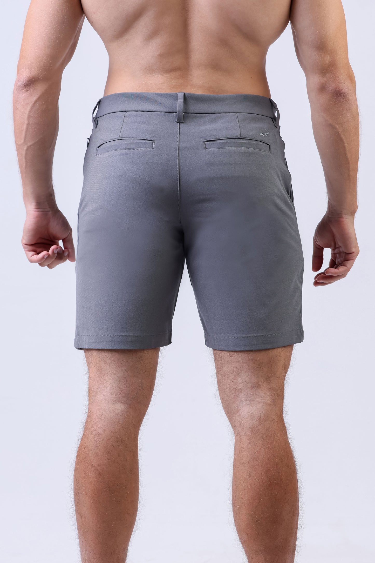 CROCODILE MEN SHORT-Charcoal