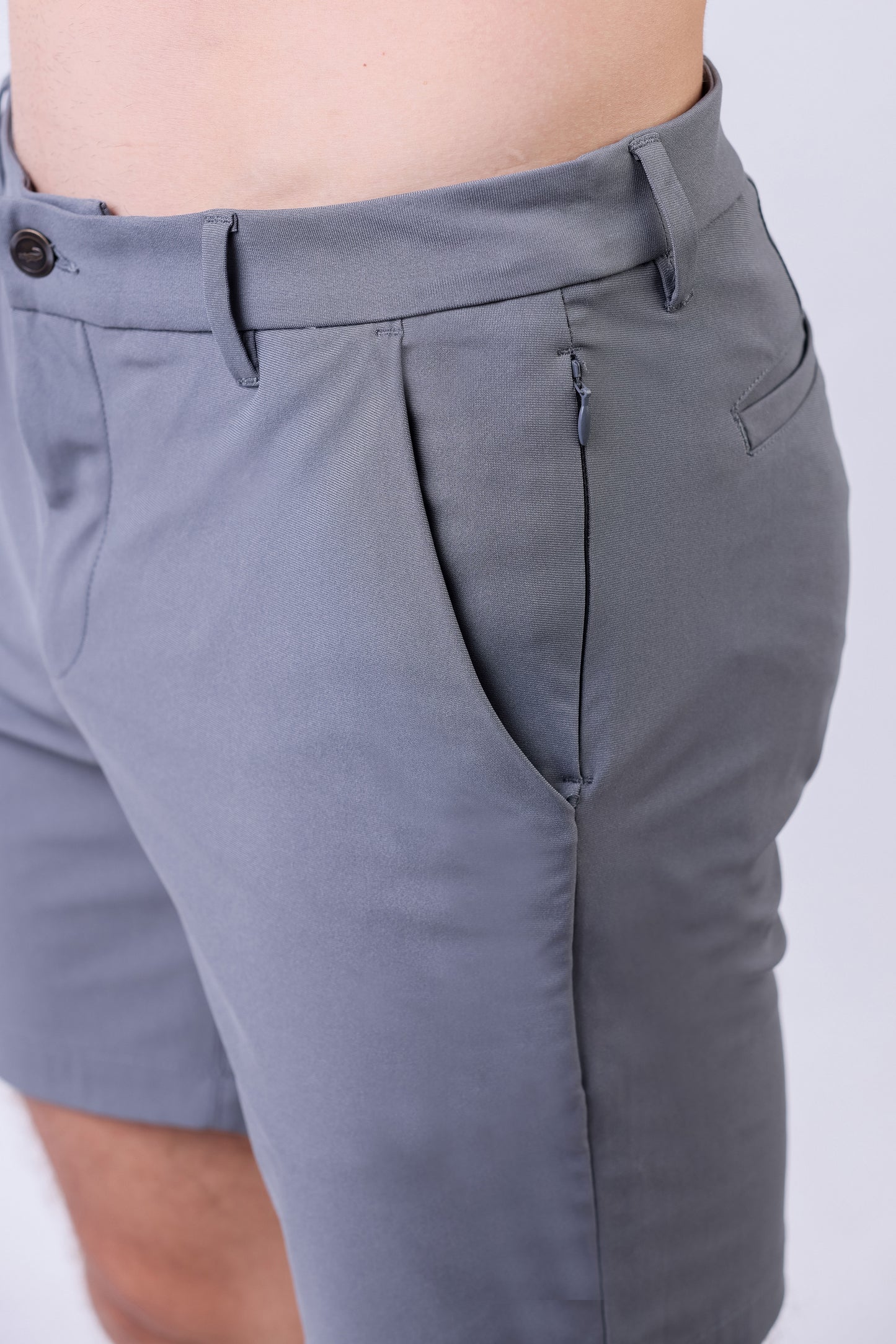 CROCODILE MEN SHORT-Charcoal