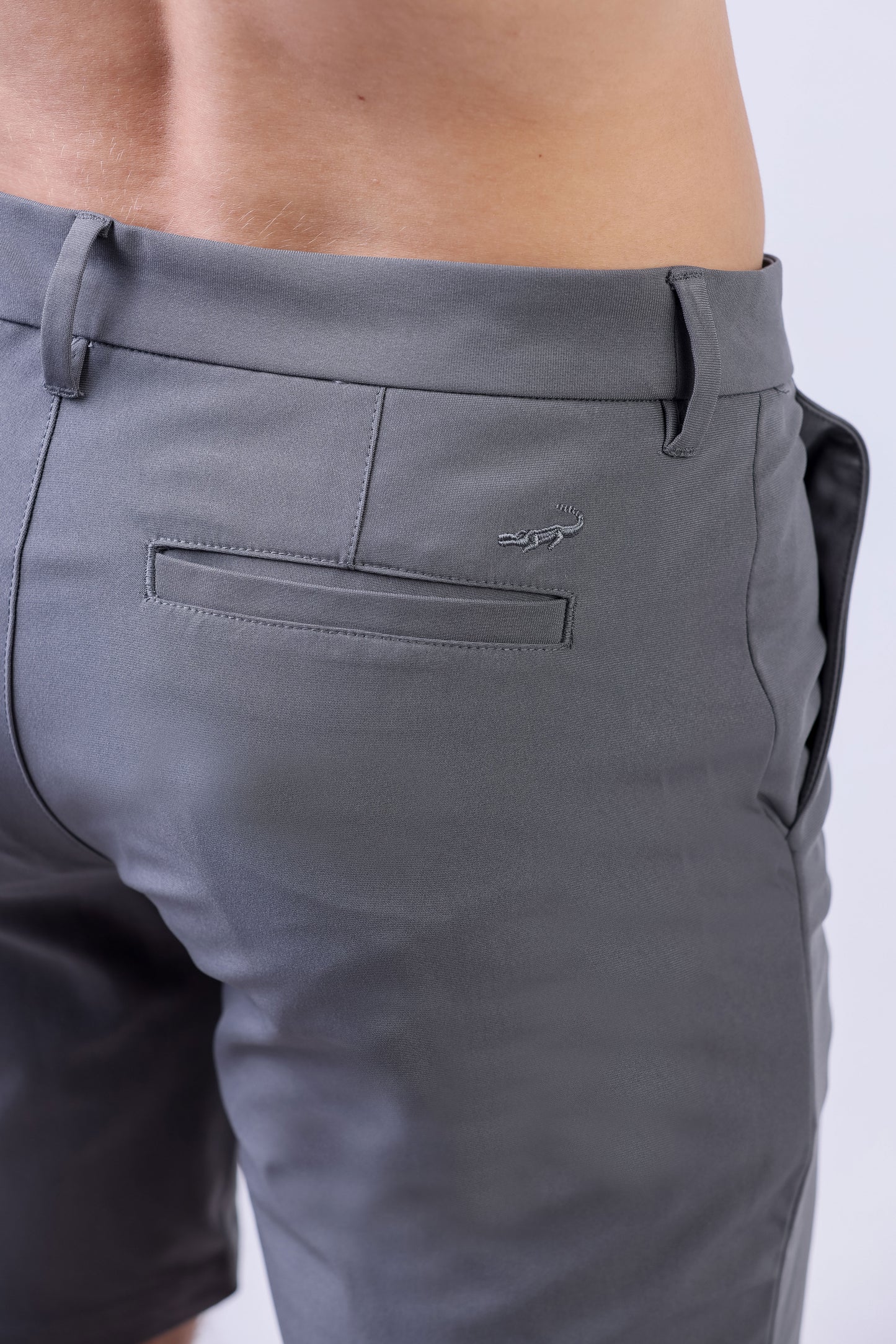 CROCODILE MEN SHORT-Charcoal
