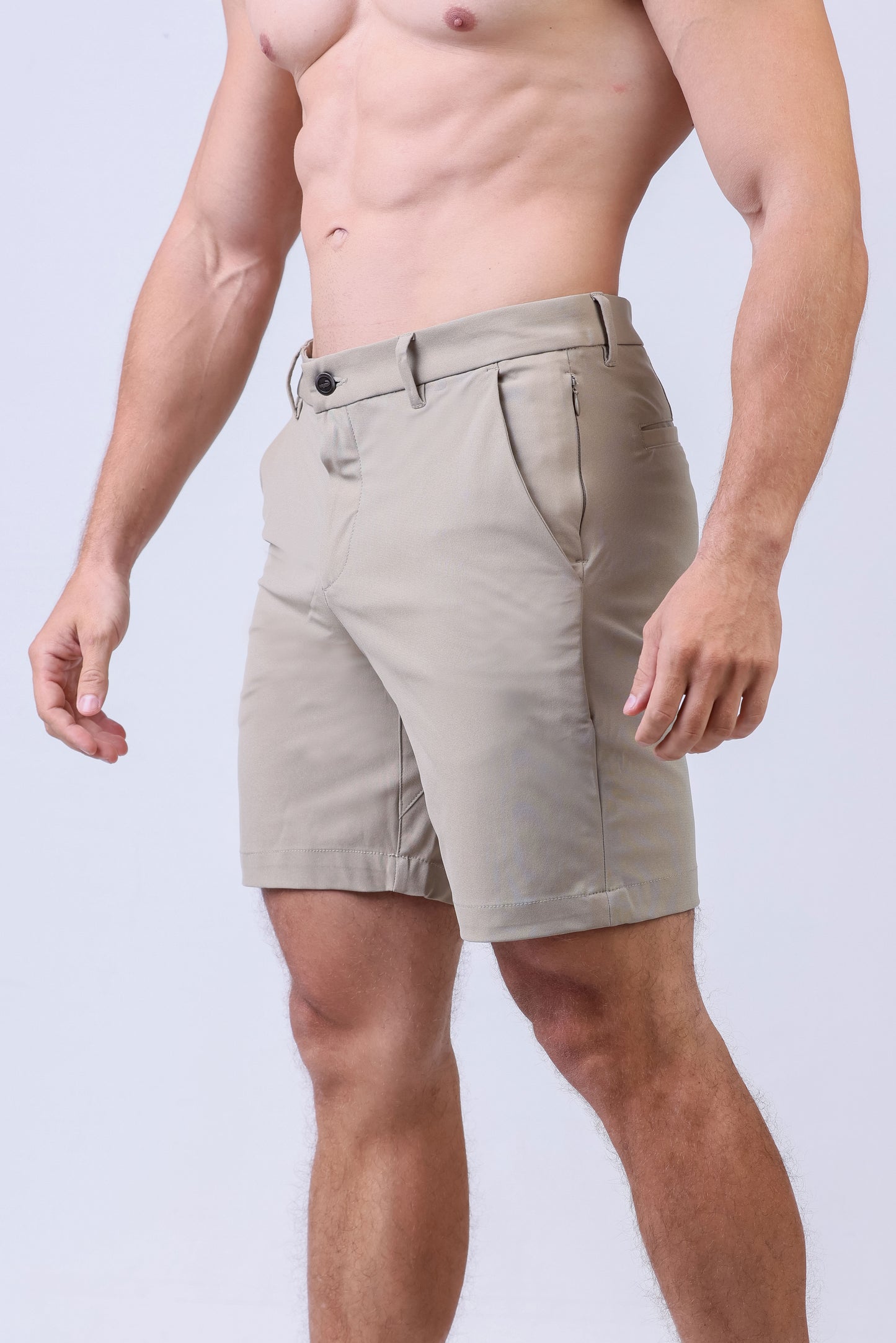 CROCODILE MEN SHORT-Brown Croissant