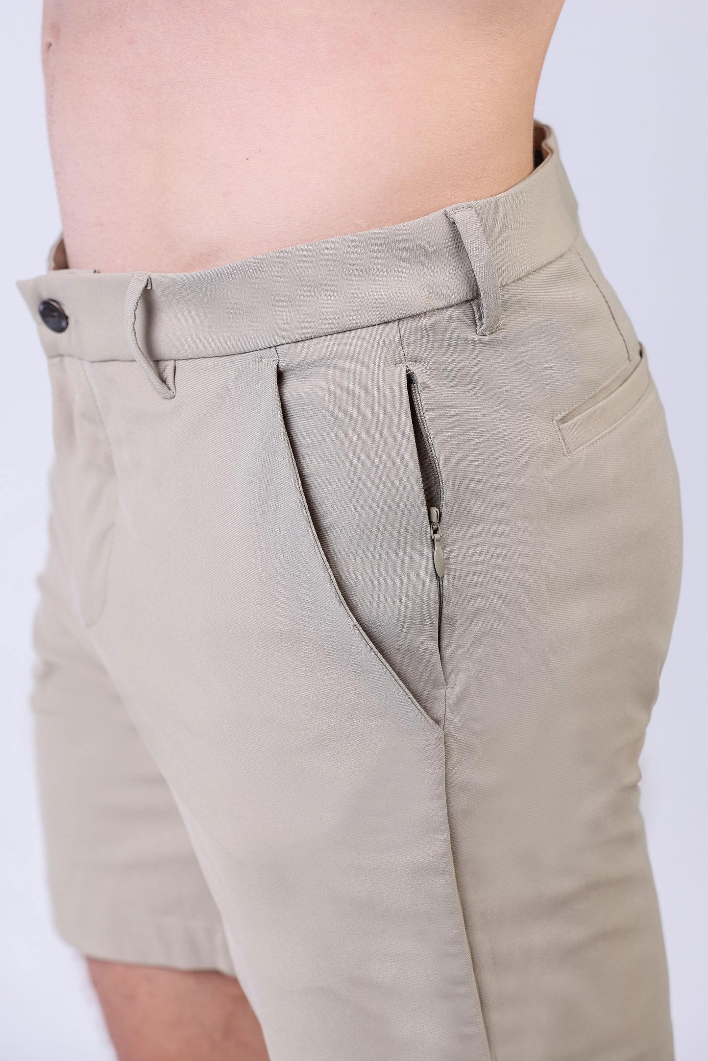 CROCODILE MEN SHORT-Brown Croissant