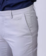CROCODILE MEN ENTRY FORMAL SLIM FIT TROUSER-Cloud Burst