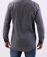 Crocodile Semi Casual Regular Fit Shirt-Charcoal