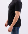 Crocodile Single Jersey Slim Fit Polo-Black