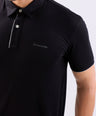 Crocodile Single Jersey Slim Fit Polo-Black