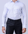 CROCODILE MEN SUPERIOR FORMAL SHIRT SLIM FIT FS-Cashmere Blue