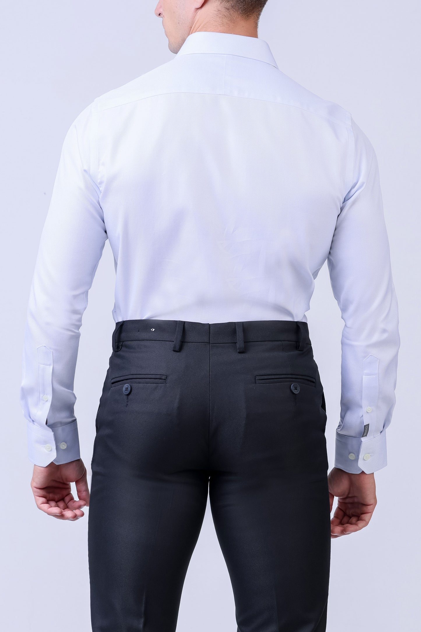 CROCODILE MEN SUPERIOR FORMAL SHIRT SLIM FIT FS-Cashmere Blue