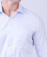 CROCODILE MEN SUPERIOR FORMAL SHIRT SLIM FIT FS-Cashmere Blue