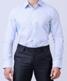 CROCODILE MEN FORMAL SEASONAL SHIRT SLIM FIT FS- Lavender Blue