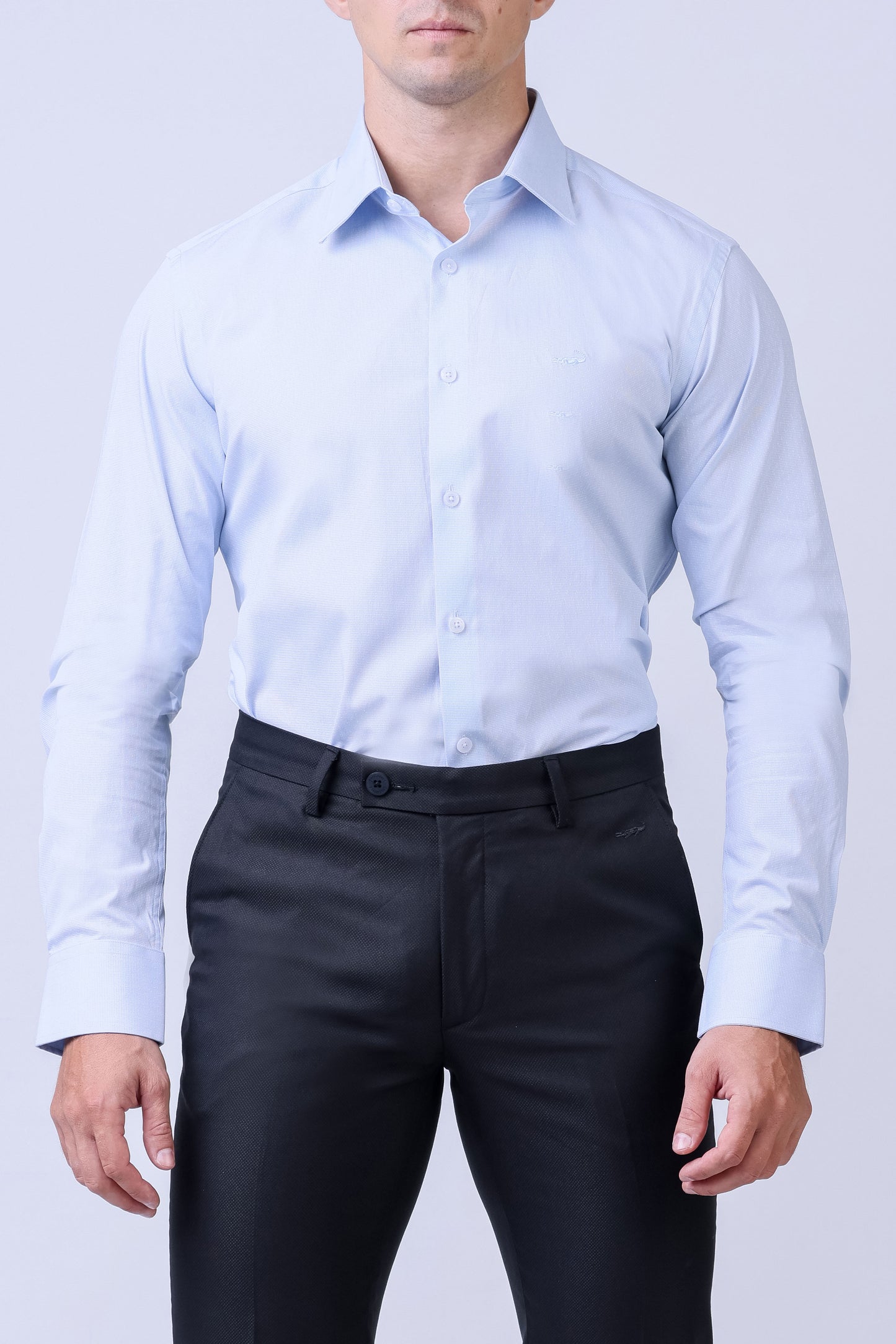 CROCODILE MEN FORMAL SEASONAL SHIRT SLIM FIT FS- Lavender Blue