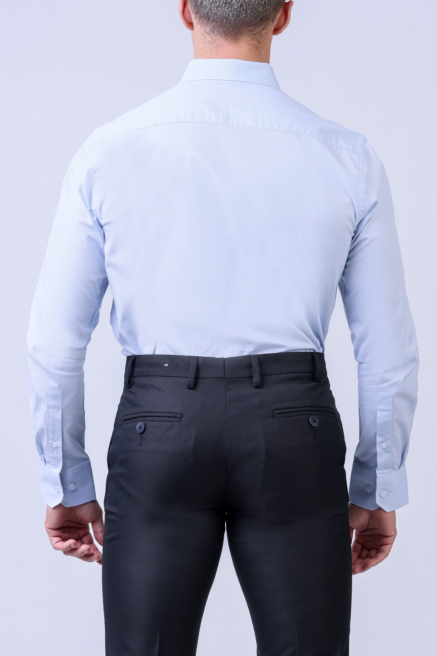 CROCODILE MEN FORMAL SEASONAL SHIRT SLIM FIT FS- Lavender Blue