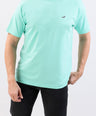 Crocodile Crew Neck Single Jersey Regular Fit-Biscay Green