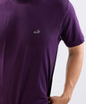 Crocodile Crew Neck Single Jersey Regular Fit-Sparkling Grape