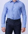 CROCODILE MEN EVENING SHIRT SLIM FIT FS-Baby Blue