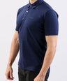Crocodile Single Jersey Slim Fit Polo-Blue Depths