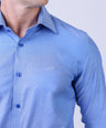 CROCODILE MEN EVENING SHIRT SLIM FIT FS-Baby Blue