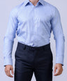 CROCODILE MEN FORMAL SEASONAL SHIRT SLIM FIT FS-Powder
