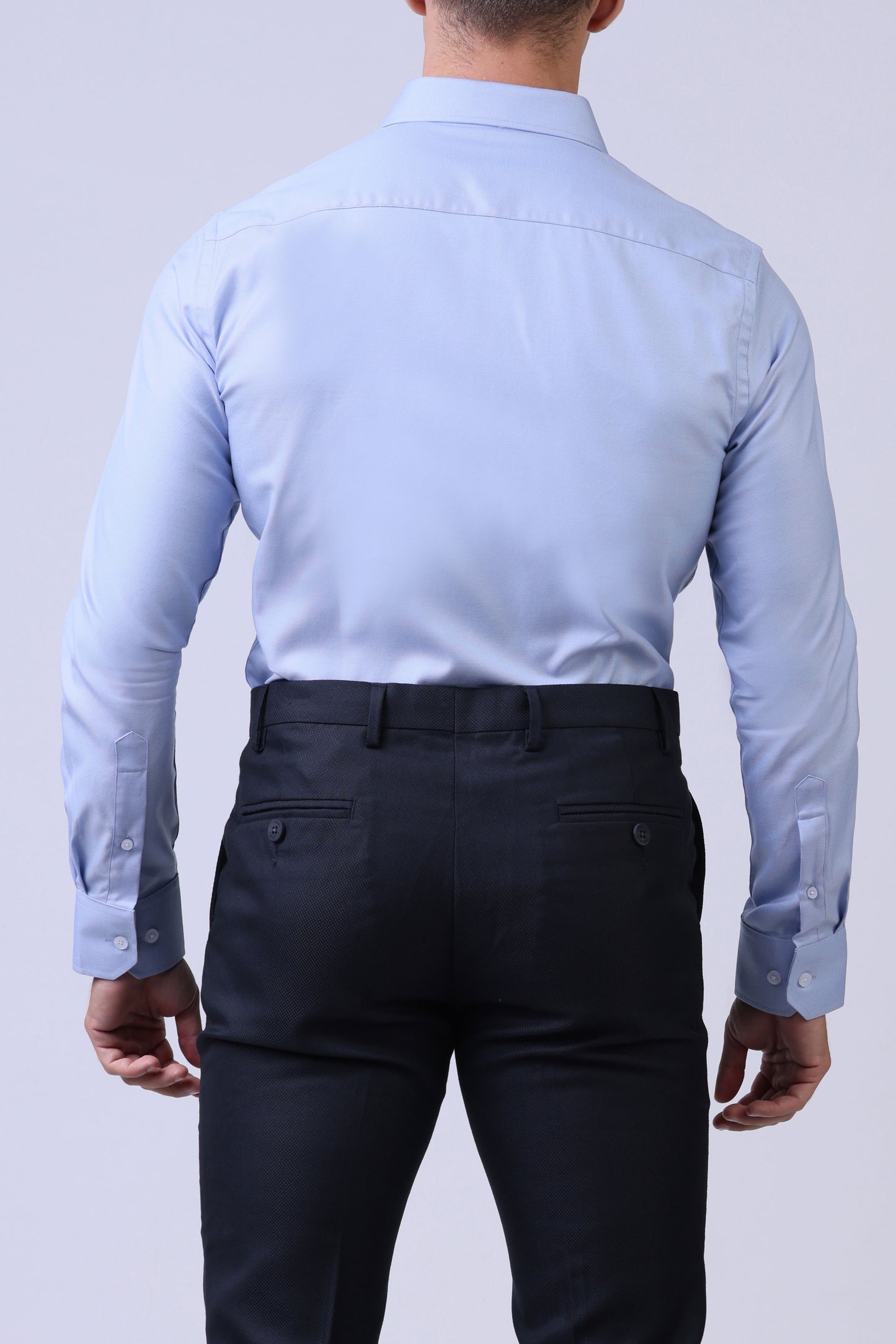 CROCODILE MEN FORMAL SEASONAL SHIRT SLIM FIT FS-Powder