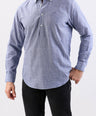 Crocodile Semi Casual Stripe Regular Fit-True Navy