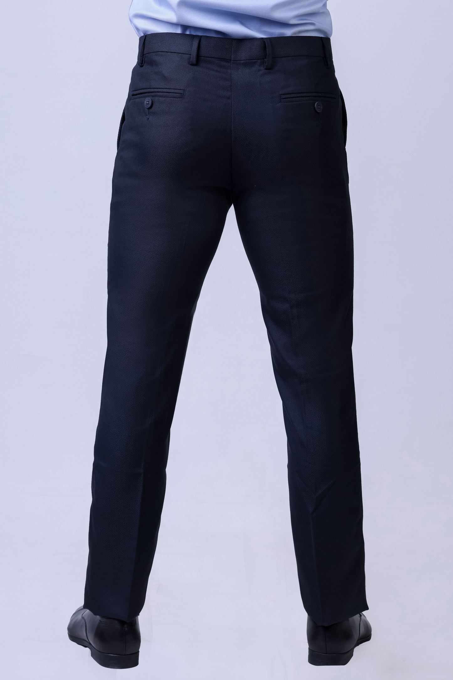 CROCODILE MEN ENTRY FORMAL SLIM FIT TROUSER- Dark Denim