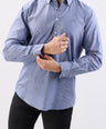 Crocodile Semi Casual Stripe Regular Fit-Navy