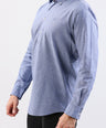 Crocodile Semi Casual Stripe Regular Fit-Navy