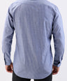 Crocodile Semi Casual Stripe Regular Fit-Navy