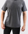 Crocodile Crew Neck Single Jersey Regular Fit-Charcoal