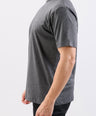 Crocodile Crew Neck Single Jersey Regular Fit-Charcoal