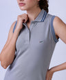 CROCODILE LADIES POLO DRESS-Castor Gray