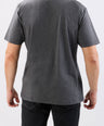 Crocodile Crew Neck Single Jersey Regular Fit-Charcoal
