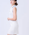 CROCODILE LADIES POLO DRESS-White