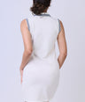 CROCODILE LADIES POLO DRESS-White
