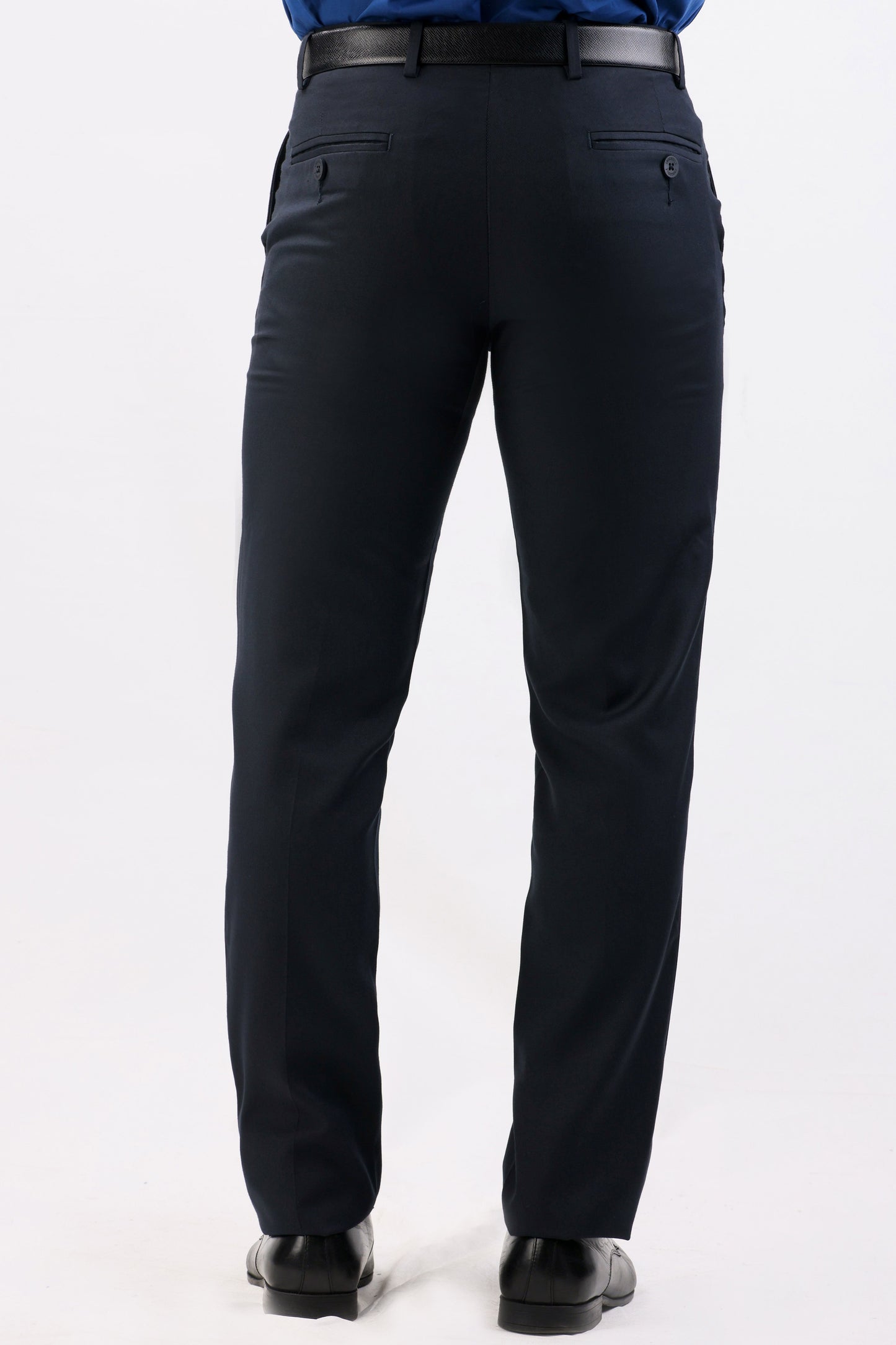 Slim Fit-Formal Trouser-Dark Denim