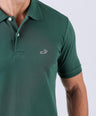 Crocodile Supima Polo Pique Solid Regular Fit - Evergreen