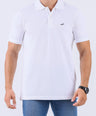 Crocodile Supima Polo Pique Solid Regular Fit - White