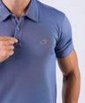 Crocodile Elitech Plain Polo Slim Fit - Princess Blue