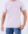 Crocodile Crew Neck Single Jersey Action Fit - Lavender Blue