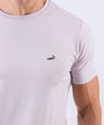 Crocodile Crew Neck Single Jersey Action Fit - Lavender Blue