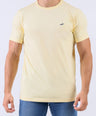 Crocodile Crew Neck Single Jersey Action Fit - Blazing Yellow