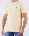 Crocodile Crew Neck Single Jersey Action Fit - Blazing Yellow
